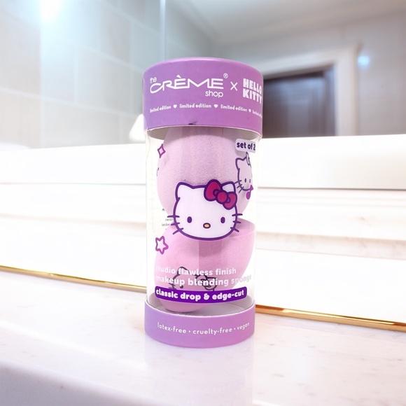 THE CREME SHOP x Hello Kitty Studio Flawless Finish Makeup Blending Sponge Set - Picture 2 of 3